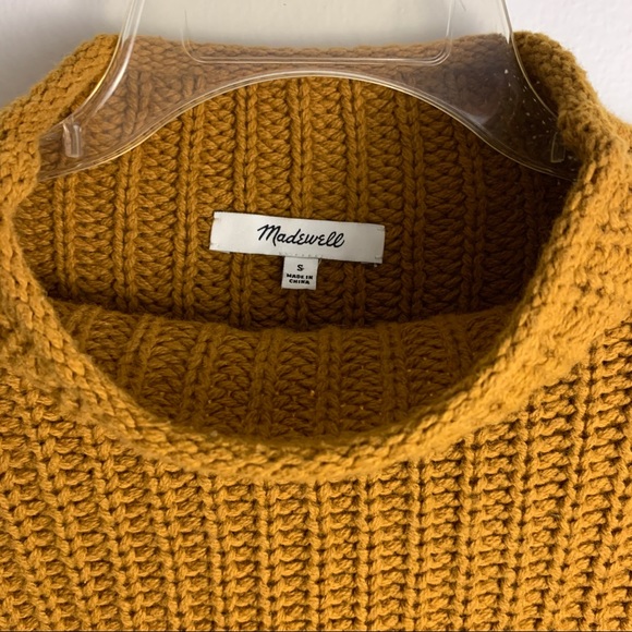Madewell mockneck side-button pullover sweater - Picture 3 of 7